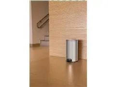 Lixeira com Pedal Tramontina Loop em Aço Inox com Balde Interno 5 L - 5