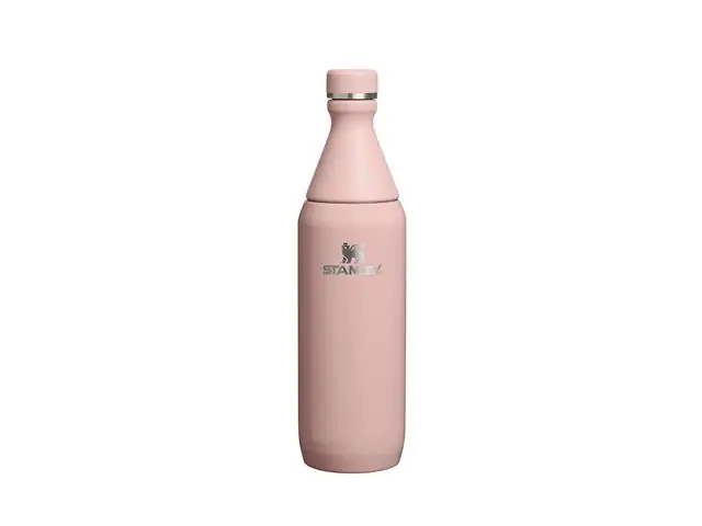 Garrafa Térmica Slim Bottle Peach Rose Stanley 1913 | 591ml