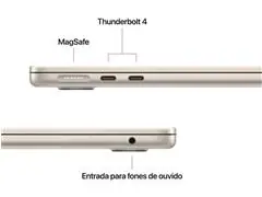MacBook Air 13” M5 16GB RAM 512GB Estelar (Starlight) - 3