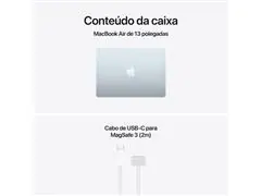 MacBook Air 13” M5 16GB RAM 512GB Azul Escuro (Space Blue) - 5