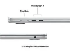 MacBook Air 15” M5 16GB RAM 512GB SSD Prata (Silver) - 3