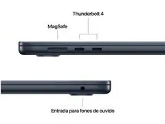 MacBook Air 15” M5 24GB RAM 1TB SSD Meia Noite (Midnight) - 3