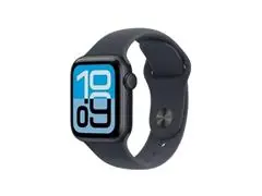Apple Watch SE 3 44mm Alumínio Meia Noite Pulseira Esportiva Preta - 0