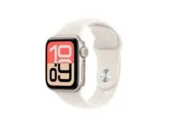 Apple Watch SE 3 44mm Alumínio Prata Pulseira Esportiva Branca - 0