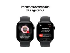 Apple Watch Series 11 42mm Alumínio Preto Pulseira Esportiva Preta - 5