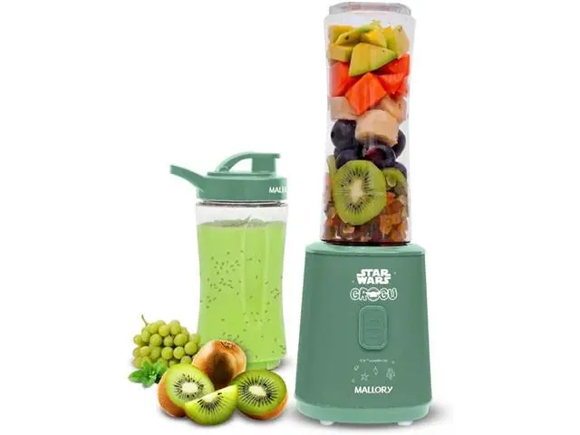 Liquidificador Mallory Grogu Copo Portátil Inox 110V