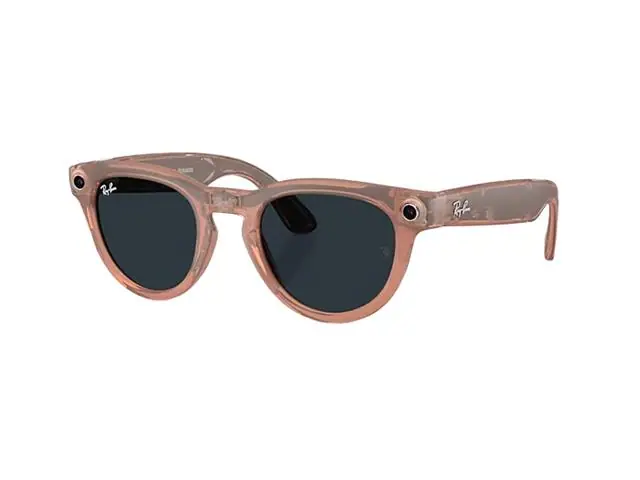 Óculos Ray-Ban Meta Headliner  Gen 2 Matte Peach  Transitions Clear/Gr