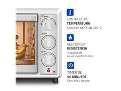 Forno Elétrico Mondial Family II 42L Branco 1600W 110V - 4