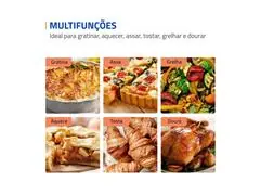 Forno Elétrico Mondial Family II 42L Preto/Inox 1600W 220V - 2