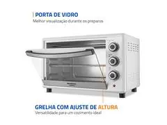 Forno Elétrico Mondial Family II 42L Branco/Inox 1600W 220V - 6