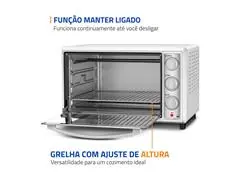 Forno Elétrico Mondial Family Grill 48L Branco/Inox 1800W 110V - 5