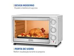 Forno Elétrico Mondial Family Grill 52L Branco/Inox 1800W 110V - 5