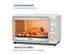 Forno Elétrico Mondial Family Grill 52L Branco/Inox 1800W 110V - 5