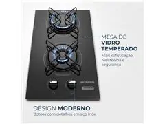 Cooktop a Gás Mondial 2 Bocas Preto Bivolt - 3