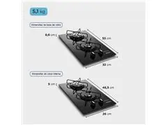 Cooktop a Gás Mondial 2 Bocas Preto Bivolt - 5