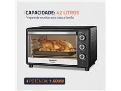 Forno Elétrico Mondial Family II 42L Preto/Inox 1600W 220V - 2