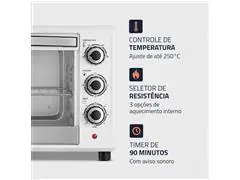 Forno Elétrico Mondial Family II 42L Branco/Inox 1600W 110V - 4