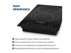 Cooktop por Indução Mondial 2 Bocas 3500W 220V - 5