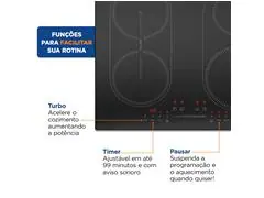 Cooktop por Indução Mondial 4 Bocas 7000W 220V - 3