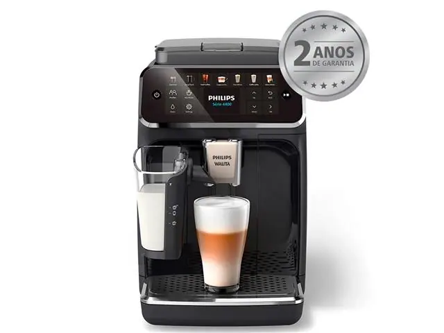 Cafeteira Espresso LatteGo Série 4400 Philips Walita Preta 110W