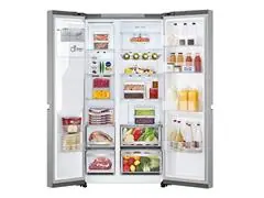 Refrigerador Side by Side LG 02 Portas Frost Free Inverter 638L Inox - 5