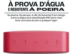 Caixa de Som Portátil JBL Go Essential 2 3W Bluetooth  Vermelha - 2
