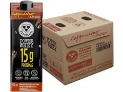 3 Corações Bebida Láctea Cappuccino Clássico 15g Cafeína 250ml 12 Uni