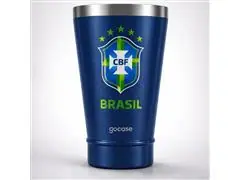 Copo Termico Azul Gocase 470ml Copa Brasil