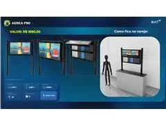 DISPLAY P90 AREA (COM PORTA) - 1