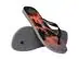 Chinelo Havaianas Top Surfer I Cinza Aco/Preto/Laranja Sunset Tam 41-4 - 3