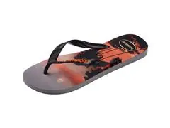 Chinelo Havaianas Top Surfer I Cinza Aco/Preto/Laranja Sunset Tam 43-4 - 5