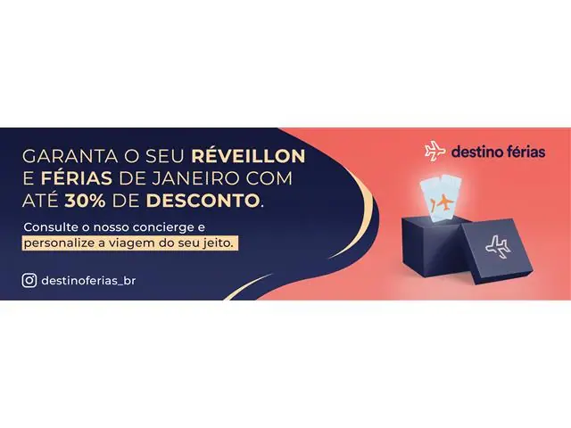 REVEILLON E FÉRIAS - 30% DE DESCONTO - 1