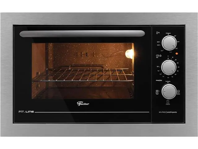 Forno Elétrico Fischer FIT LINE Embutir 48L Inox 220V