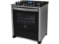 Fogão de Piso Fischer 5Q TC GRAN CHEFF Gás  Inox c/Grill 110V - 3