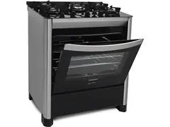 Fogão de Piso Fischer 5Q TC GRAN CHEFF Gás  Inox c/Grill 110V - 6
