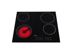 Fogão Cooktop Fischer 4Q Elétrico Mesa Vitrocerâmica Touch Preto 220V - 3