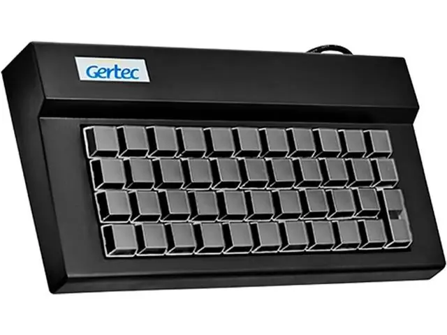 Teclado Gertec Preto TEC-E 44 USB - 00410659