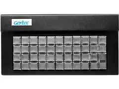 Teclado Gertec Preto TEC-E 44 USB - 00410659 - 2