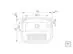 Tanque Inox Encaixe 34l Acetinado 50cm X 40cm Tramontina Cor Inox - 2