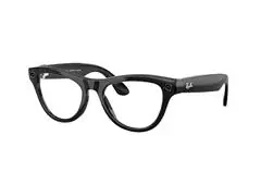 Óculos Ray-Ban Meta Skyler Gen 2 Preto Lente Incolor 52mm
