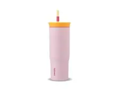 Copo Térmico Owala Tumbler Inox Com Canudo 710ml Pink Candy Store - 0