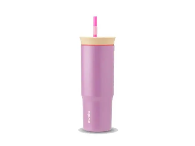 Copo Térmico Owala Tumbler Inox Com Canudo 710ml Purple Smell