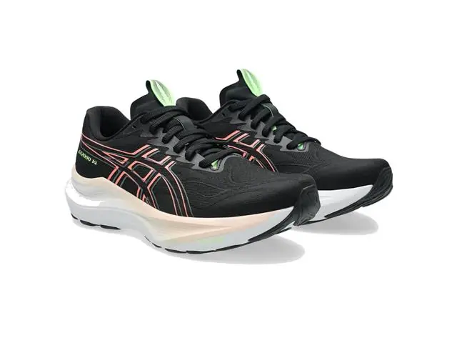 Tênis Asics Gt-2000 14 Black/Sun Coral Fem Tam 36