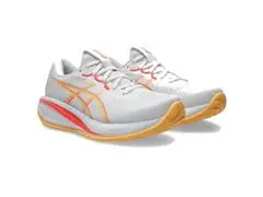 Tênis Asics Gel-Cumulus 28, 103 White/Orange Glow Fem - 0