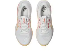 Tênis Asics Gel-Cumulus 28, 103 White/Orange Glow Fem - 6