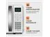 Micro-ondas Mondial 21L MO-01-21-W Branco 220V - 2
