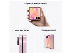 Smartphone Samsung Galaxy Z Flip8 5G 6.9" 512GB 12GB RAM 50+12MP Preto - 3