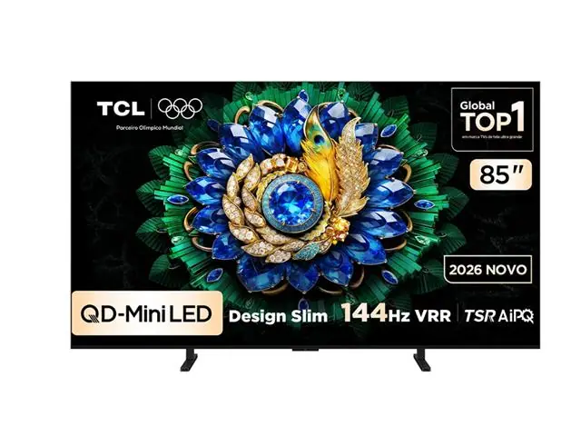 Smart TV Samsung 75" Polegadas QLED Ultra 4K Q7F 2025, Processador com