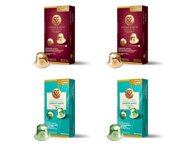 Combo Cápsulas Nespresso 3 Corações Cerrado Mineiro e Espírito Santo