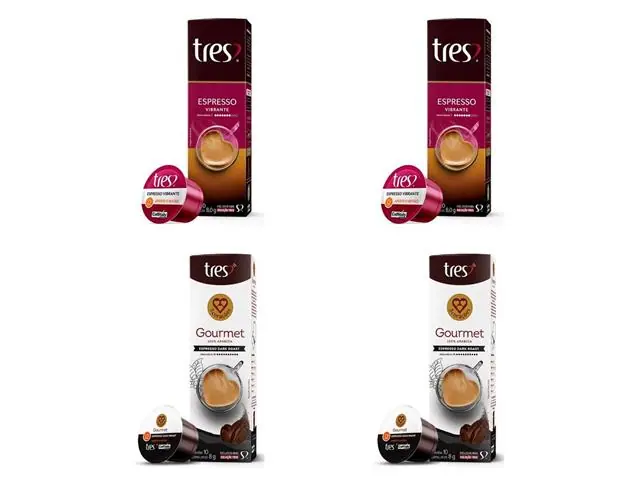 Combo 40 Cápsulas Espresso 3 Corações: 2x Vibrante + 2x Gourmet